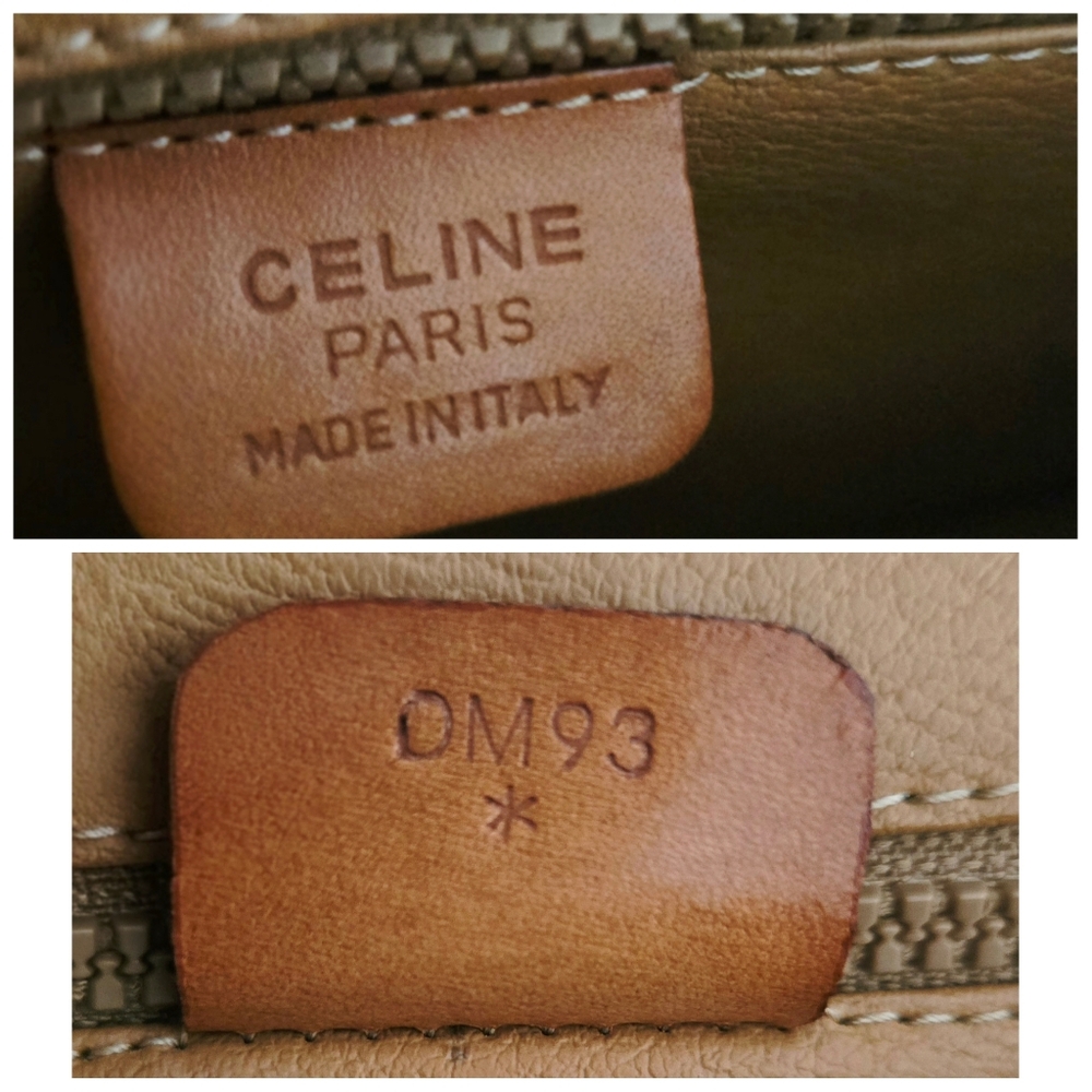 Authentic CELINE Macadam Pochette Clutch Crossbody Wallet WOC Shoulder Bag - Picture 16 of 16